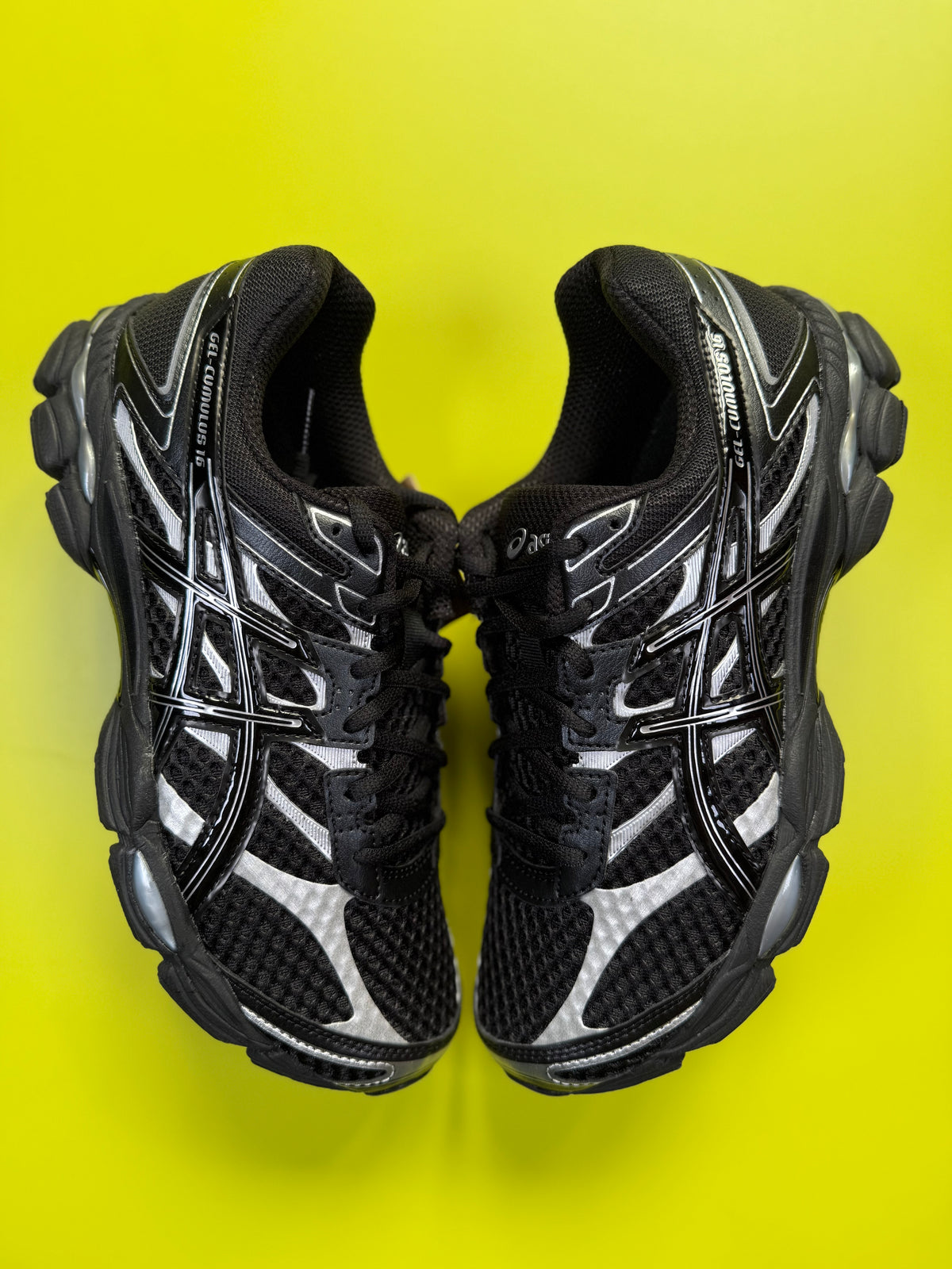 ASICS Gel Cumulus 16 Black Silver