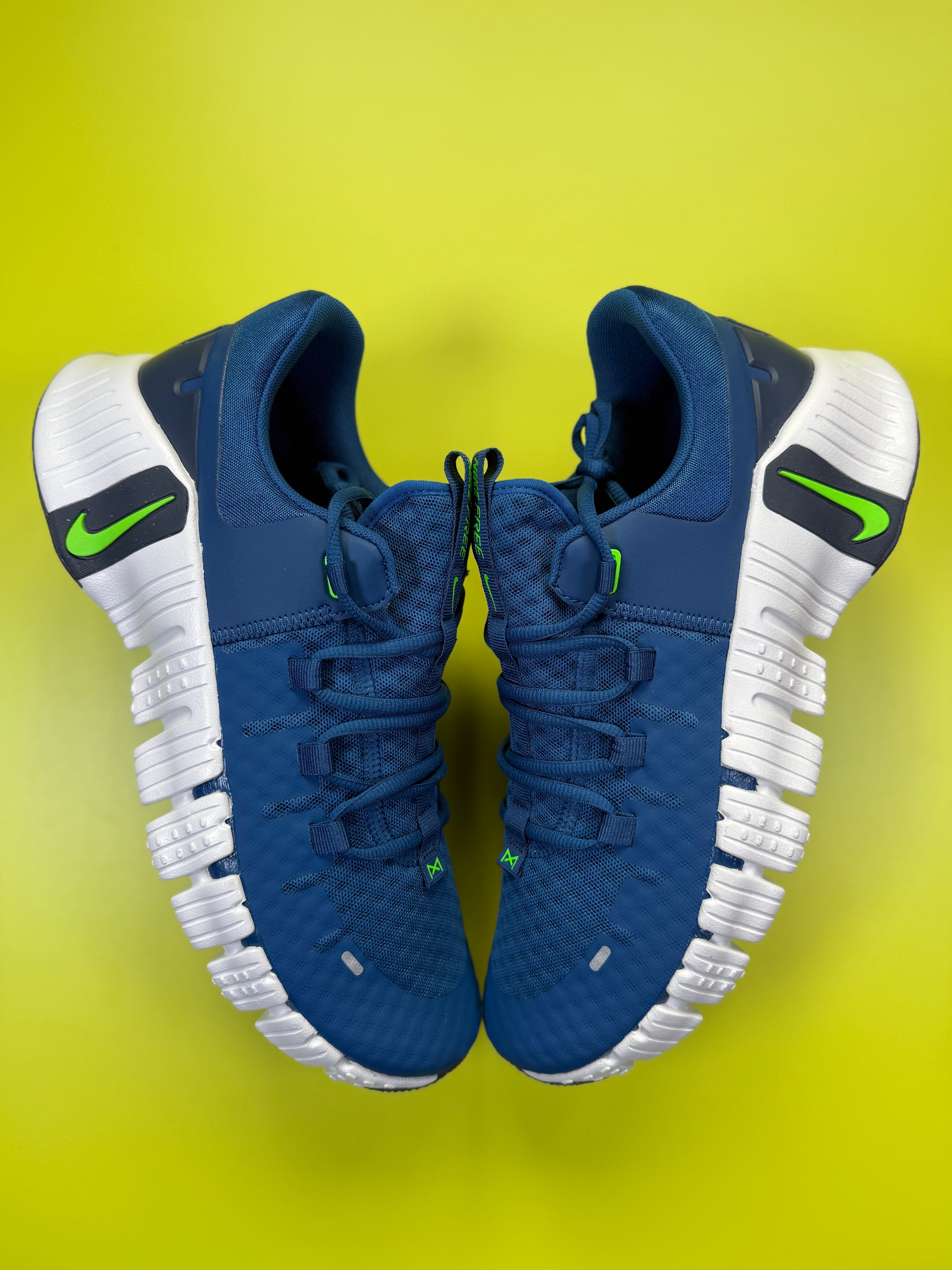 Nike Metcon 6 court blue X green strike